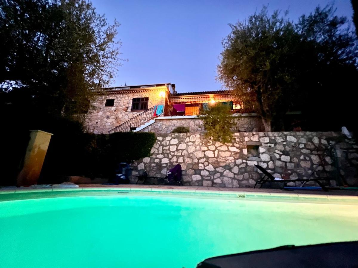 Entre Nice Et Monaco Grande Villa Avec Piscine Privee 12 Personnes Drap Exteriér fotografie