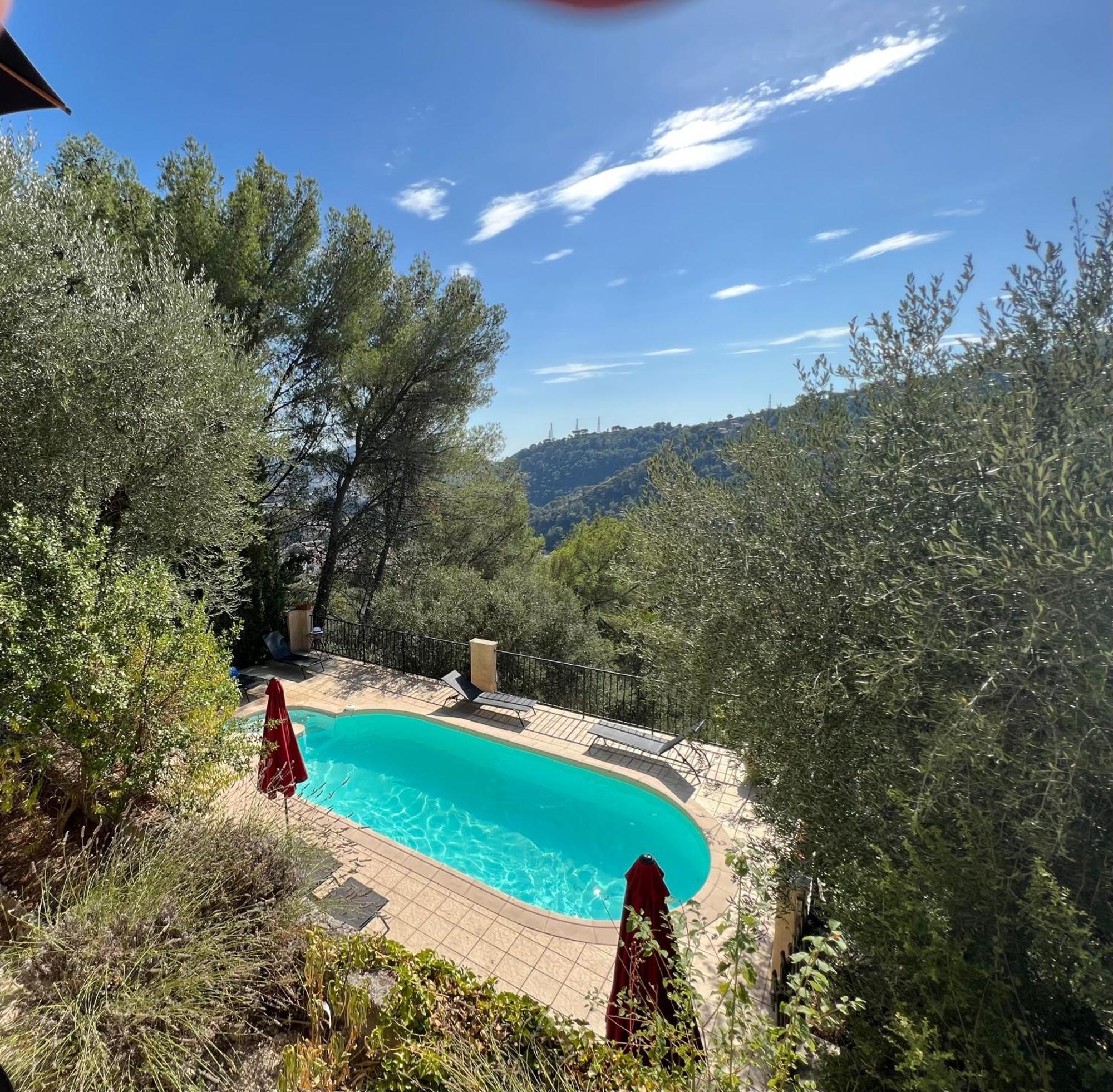 Entre Nice Et Monaco Grande Villa Avec Piscine Privee 12 Personnes Drap Exteriér fotografie